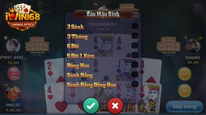 Mẹo chơi mậu binh online giúp tăng tỷ lệ thắng 