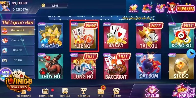 Trải nghiệm kho game chất lượng chỉ có tại iWin68